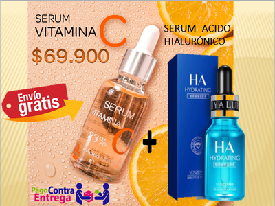 COMBO VITAMINA C + ÁCIDO HIALURÓNICO